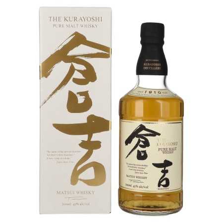 Matsui Whisky THE KURAYOSHI Pure Malt Whisky 43% Vol. 0,7l | Japoneză Whisky | 🌾 Whisky Ambassador | Online Shop