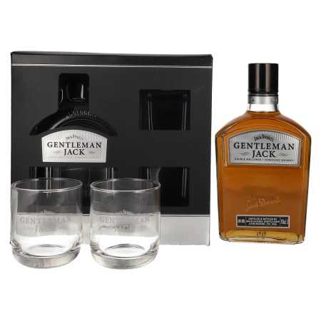🌾Jack Daniel's GENTLEMAN JACK Tennessee Whiskey 40% Vol. 0,7l - 2 Glasses | Whisky Ambassador
