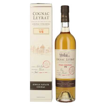 Cognac Leyrat VS Fine Single Estate Cognac 40% Vol. 0,7l in Giftbox | Buy cognac | 🌾 Whisky Ambassador | Online Shop