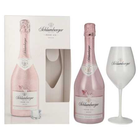 Schlumberger ROSE ICE Austrian Sparkling Secco 11,5% Vol. 0,75l in Geschenkbox mit Ritzenhof Glas | Comprar vinho | 🌾 Whisky Ambassador | Online Shop