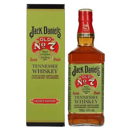 Jack Daniel's Sour Mash Tennessee Whiskey LEGACY EDITION No. 1 - GREEN DESIGN 43% Vol. 0,7l | Whiskey A.S.V | 🌾 Whisky Ambassador | Online Shop