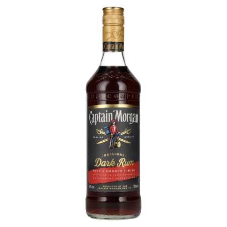 Captain Morgan DARK RUM 40% Vol. 0,7l | Caribbean rum | 🌾 Whisky Ambassador | Online Shop