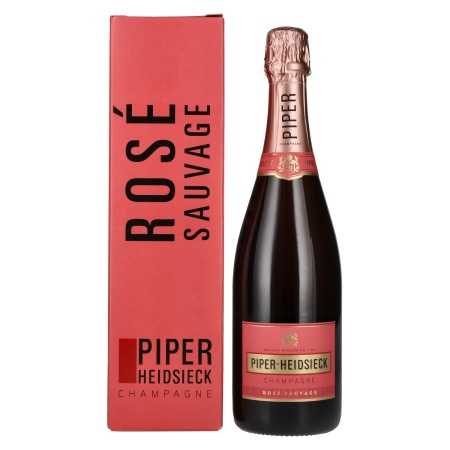 Piper-Heidsieck Champagne ROSÉ SAUVAGE Brut 12% Vol. 0,75l in Geschenkbox | Comprar vinho | 🌾 Whisky Ambassador | Online Shop