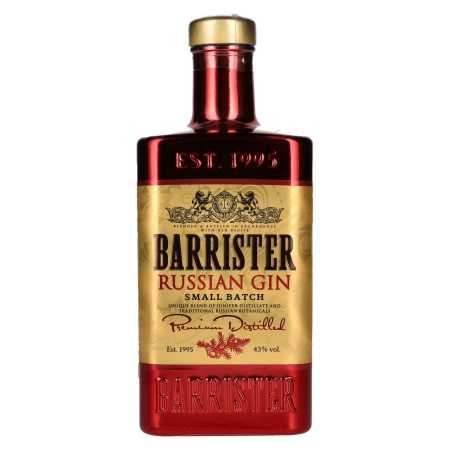 Barrister Russian Gin Small Batch 43% Vol. 0,7l | Anglický gin | 🌾 Whisky Ambassador | Online Shop