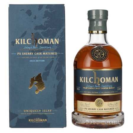 Kilchoman PX Sherry Cask Matured Islay Single Malt Scotch Whisky 2023 50% Vol. 0,7l in Giftbox | Buy whisky | 🌾 Whisky Ambassador | Online Shop