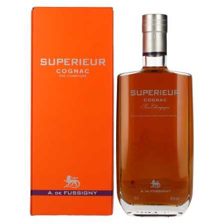 🌾A. de Fussigny SUPERIEUR Fine Champagne Cognac 40% Vol. 0,7l in Geschenkbox | Whisky Ambassador