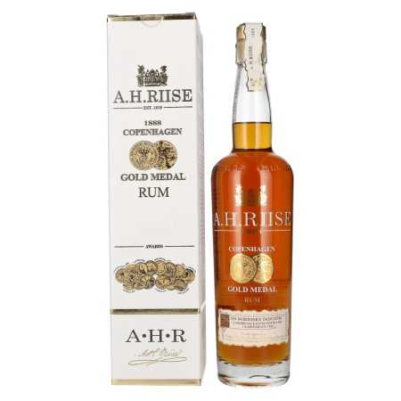 🌾A.H. Riise 1888 COPENHAGEN GOLD MEDAL Special Edition Rum - Old Edition 40% Vol. 0,7l in Geschenkbox | Whisky Ambassador