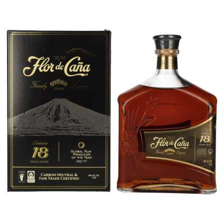 Flor de Caña Centenario 18 Years Old LEGACY EDITION I 40% Vol. 1l in Geschenkbox | Segatud rumm | 🌾 Whisky Ambassador | Online Shop