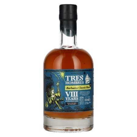 Tres Hombres Barbados Classic 8 Años Edition 65 2023 41% Vol. 0,5l | Rom din Barbados | 🌾 Whisky Ambassador | Online Shop