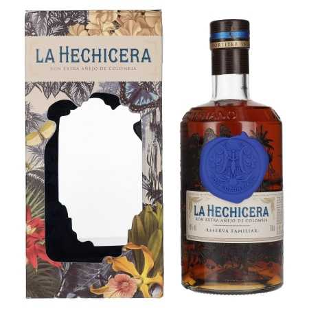 La Hechicera Ron Extra Añejo de Colombia RESERVA FAMILIAR 40% Vol. 0,7l in Geschenkbox | Colombiansk rom | 🌾 Whisky Ambassador | Online Shop