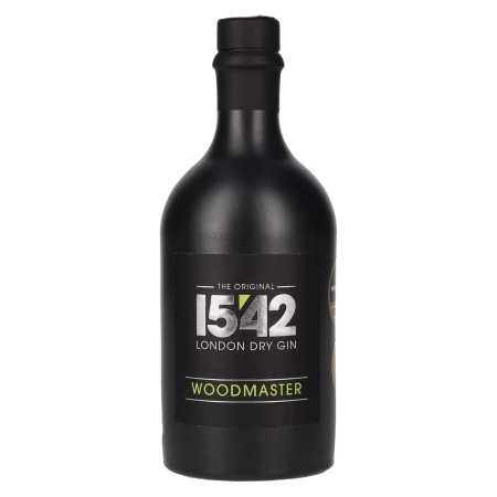 1542 The Original Woodmaster London Dry Gin 2017 42% Vol. 0,5l | Rakouský gin | 🌾 Whisky Ambassador | Online Shop