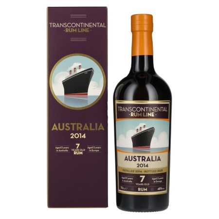 Transcontinental 7 Years Old Rum Line AUSTRALIA 2014 48% Vol. 0,7l in Geschenkbox | Jauktais rums | 🌾 Whisky Ambassador | Online Shop