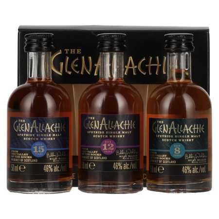 The GlenAllachie COLLECTION Set (15 YO + 12 YO + 8 YO) 46% Vol. 3x0,05l | Buy whisky | 🌾 Whisky Ambassador | Online Shop