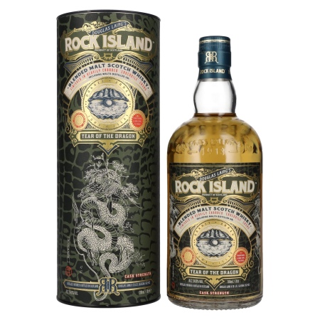🌾Douglas Laing ROCK ISLAND Year of the Dragon Blended Malt 54,8% Vol. 0,7l in Geschenkbox | Whisky Ambassador