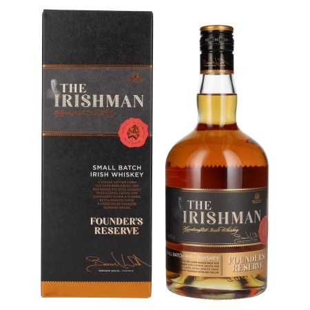 The Irishman FOUNDER'S RESERVE Small Batch Irish Whiskey 40% Vol. 0,7l in Geschenkbox | Irlantilainen Whiskey | 🌾 Whisky Ambassador | Online Shop