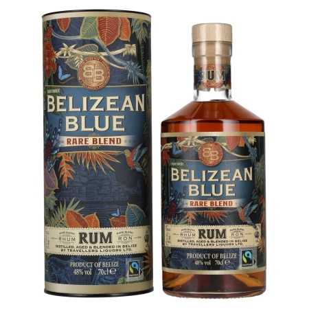 Belizean Blue RARE BLEND Rum 48% Vol. 0,7l in Geschenkbox | Rum miscelato | 🌾 Whisky Ambassador | Online Shop