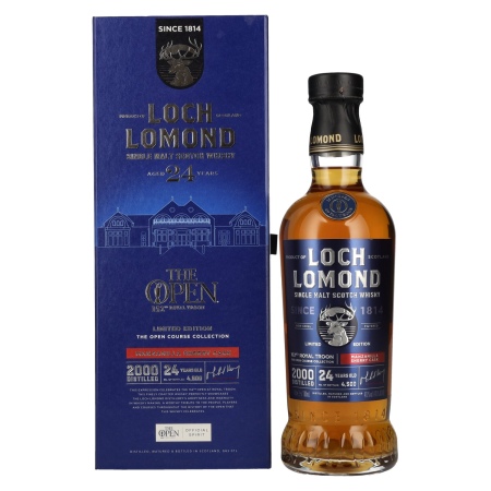 🌾Loch Lomond 24 Years Old THE OPEN 152th Royal Troon Manzanilla Sherry Cask 47,1% Vol. 0,7l in Geschenkbox | Whisky Ambassador