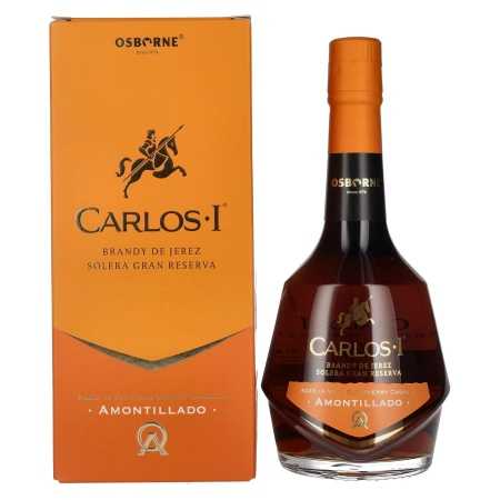 Carlos I Solera Gran Reserva AMONTILLADO Brandy de Jerez 40,3% Vol. 0,7l in Geschenkbox