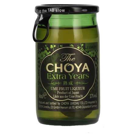 The Choya Extra Years Ume Fruit Liqueur 17% Vol. 0,05l | Фруктовый ликер | 🌾 Whisky Ambassador | Online Shop