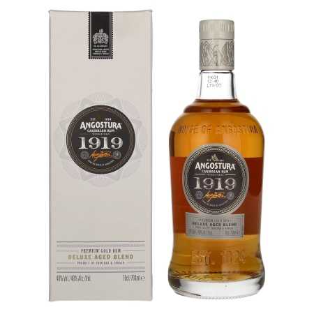 Angostura 1919 Premium Gold Rum Deluxe Aged Blend 40% Vol. 0,7l in Geschenkbox | Zmiešaný rum | 🌾 Whisky Ambassador | Online Shop