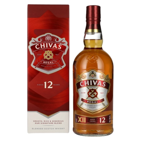 🌾Chivas Regal 12 Years Old Blended Scotch Whisky 40% Vol. 1l in Geschenkbox | Whisky Ambassador