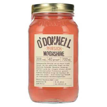 O'Donnell Moonshine PFIRSICH Likör 20% Vol. 0,7l | Saksalainen likööri | 🌾 Whisky Ambassador | Online Shop