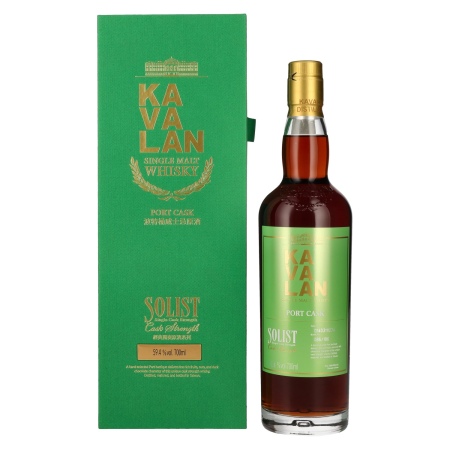 🌾Kavalan SOLIST Single Malt Whisky Port Cask 59,4% Vol. 0,7l in Geschenkbox | Whisky Ambassador