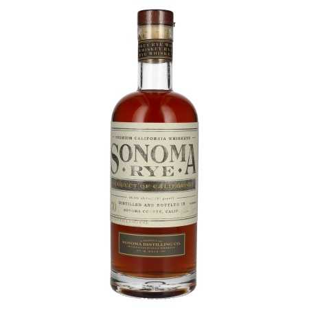 Sonoma RYE Premium California Whiskey 46,5% Vol. 0,7l | Amerikansk Whisk(e)y | 🌾 Whisky Ambassador | Online Shop