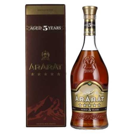 Ararat 5 Years Old 40% Vol. 0,7l in Geschenkbox | Weinbrand | 🌾 Whisky Ambassador | Online Shop