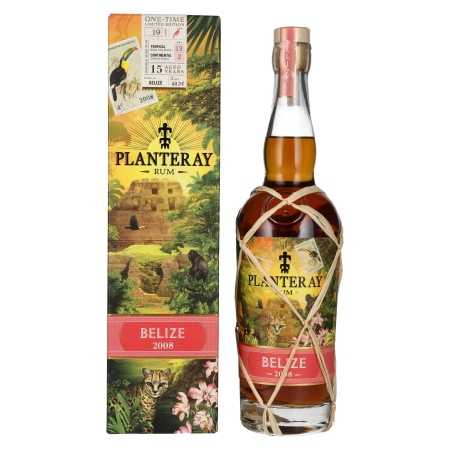 Planteray Rum BELIZE Double Aged Rum ONE-TIME Limited Edition 2008 48,3% Vol. 0,7l in Geschenkbox | Blandet rom | 🌾 Whisky Ambassador | Online Shop