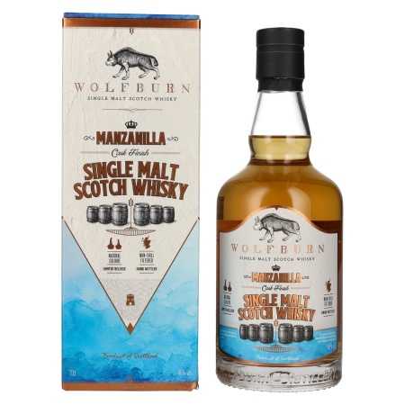 🌾Wolfburn MANZANILLA Single Malt Scotch Whisky 46% Vol. 0,7l in Giftbox 