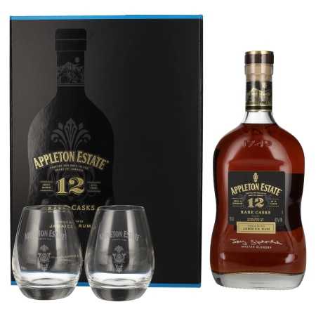 Appleton Estate 12 Years Old Rare Casks Jamaica Rum 43% Vol. 0,7l in Geschenkbox mit 2 Gläsern | Jauktais rums | 🌾 Whisky Ambassador | Online Shop