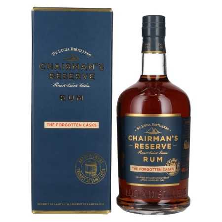 Chairman's Reserve THE FORGOTTEN CASKS Finest St. Lucia Rum 40% Vol. 0,7l in Geschenkbox | Maišytas romas | 🌾 Whisky Ambassador | Online Shop