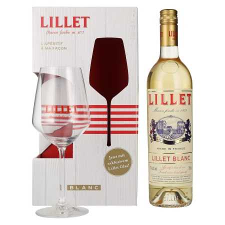 Lillet Blanc 17% Vol. 0,75l in Geschenkbox mit Glas | Weinhaltige Getränke | 🌾 Whisky Ambassador | Online Shop