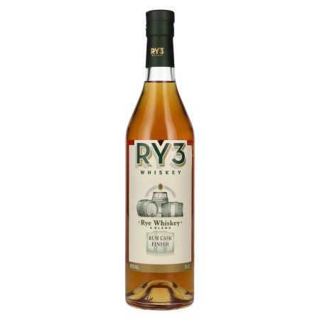 RY3 Rum Cask Finish Rye Whiskey 50% Vol. 0,7l | Amerikanischer Whiskey | 🌾 Whisky Ambassador | Online Shop