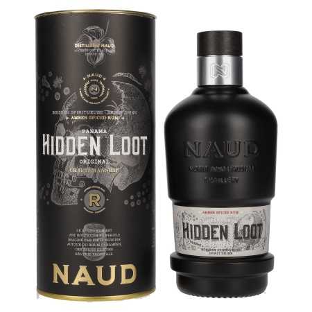 Naud HIDDEN LOOT Amber Spiced Rum 40% Vol. 0,7l in Geschenkbox | Flavoured Rum & Liqueur | 🌾 Whisky Ambassador | Online Shop