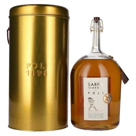 🌾Poli Grappa Sarpa Oro di Poli 40% Vol. 3l in Tinbox 