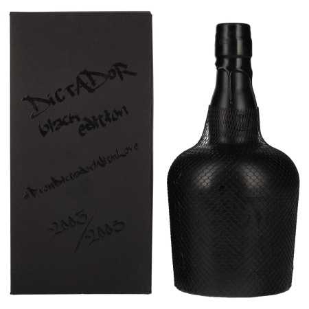 Dictador BLACK EDITION Colombian Aged Rum 40% Vol. 0,7l in Geschenkbox | Rom columbian | 🌾 Whisky Ambassador | Online Shop