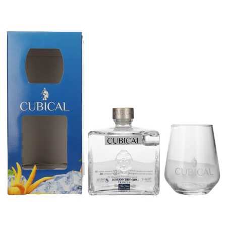 Cubical Premium London Dry Gin 40% Vol. 0,7l mit Tumbler | Spanska gin | 🌾 Whisky Ambassador | Online Shop