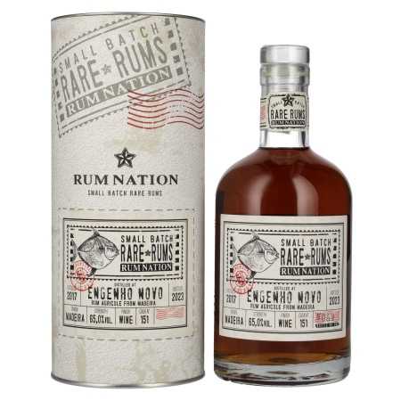 Rum Nation Rare Rum ENGENHO NOVO 2017/2023 65% Vol. 0,7l in Geschenkbox | Αναμεμειγμένο ρούμι | 🌾 Whisky Ambassador | Online Shop