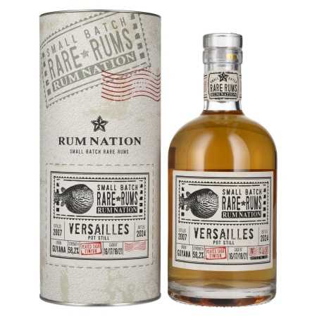 Rum Nation Rare Rums VERSAILLES 2007/2024 58,2% Vol. 0,7l in Geschenkbox | Смесен ром | 🌾 Whisky Ambassador | Online Shop