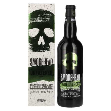 Smokehead UNFILTERED Islay Single Malt Scotch Whisky 46% Vol. 0,7l in Geschenkbox