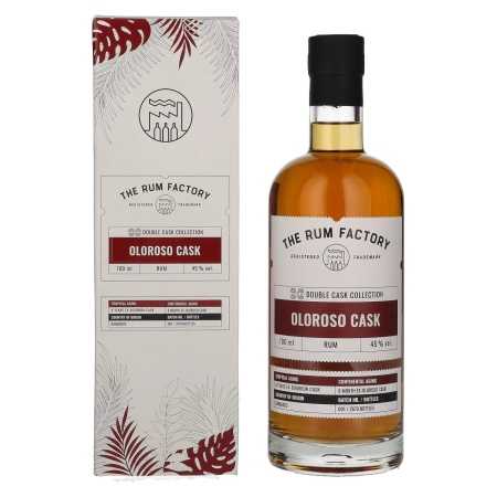 The Rum Factory Double Cask Collection OLOROSO CASK 45% Vol. 0,7l in Geschenkbox | Rum miscelato | 🌾 Whisky Ambassador | Online Shop