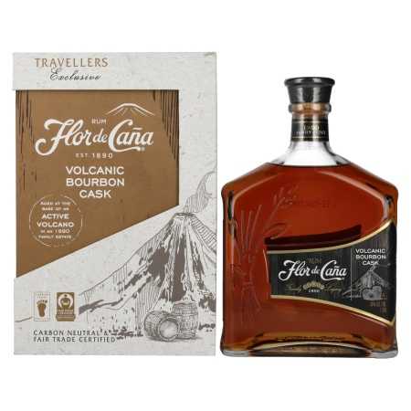 Flor de Caña Volcanic Bourbon Cask 40% Vol. 1l in Geschenkbox | Rum z jedného suda | 🌾 Whisky Ambassador | Online Shop