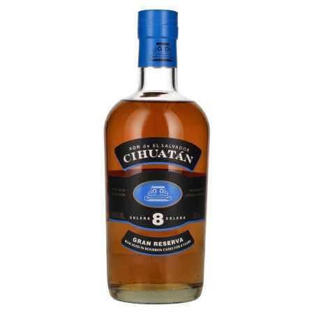 Cihuatán 8 Solera Gran Reserva 40% Vol. 0,7l | Solera maišytas romas | 🌾 Whisky Ambassador | Online Shop