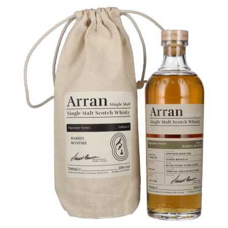 The Arran Malt Signature Series 2 BARREL BONFIRE Single Malt Scotch Whisky 50% Vol. 0,7l im Leinensackerl | Scotch Whisky | 🌾 Whisky Ambassador | Online Shop