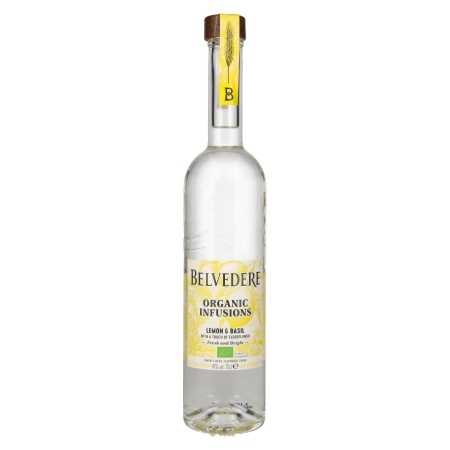 Belvedere Organic Infusions Lemon & Basil Flavoured Vodka 40% Vol. 0,7l | Poľská vodka | 🌾 Whisky Ambassador | Online Shop