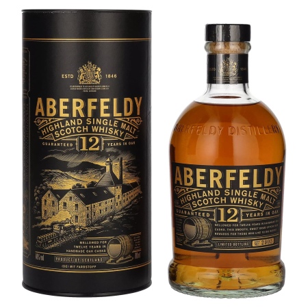 Aberfeldy 12 Years Old Highland Single Malt GB 40% Vol. 0,7l in Geschenkbox | Highland Whisky | 🌾 Whisky Ambassador | Online Shop