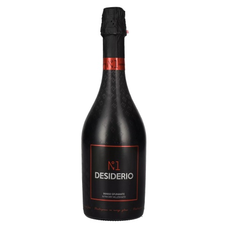 Desiderio N°1 Spumante Rosso Extra Dry Millesimato 2021 11,5% Vol. 0,75l | Osta veini | 🌾 Whisky Ambassador | Online Shop