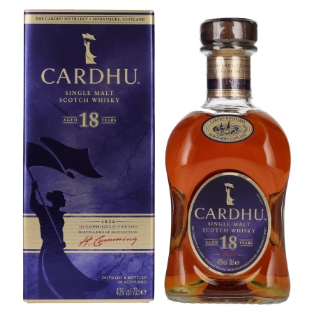 Cardhu 18 Years Old Single Malt Scotch Whisky 40% Vol. 0,7l in Geschenkbox | Speyside Whisky | 🌾 Whisky Ambassador | Online Shop